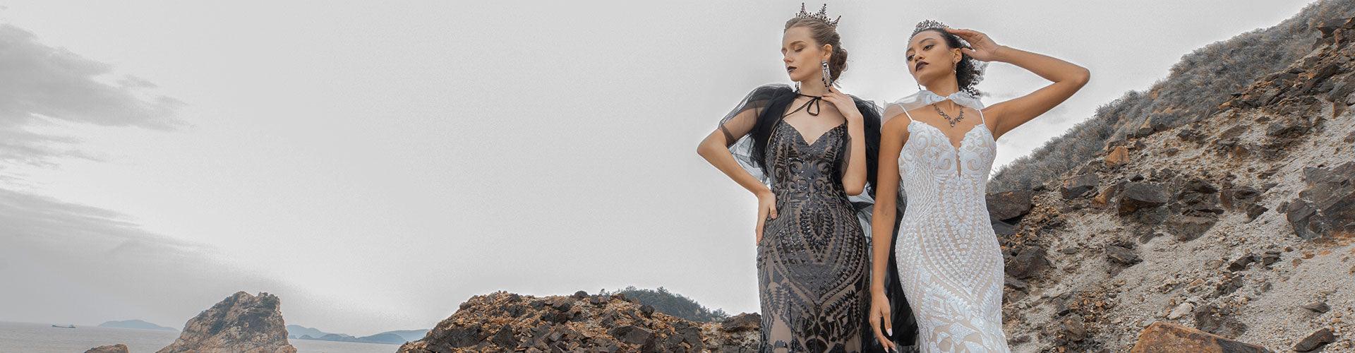 Black Wedding Dresses - COCOMELODY