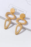 Geometric metal earrings simple all-matching needle earrings 631896306434 - COCOMELODY