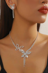Gorgeous Zircon Earrings/Necklace Jewelry Sets (Set of 2) 746322010948 - COCOMELODY