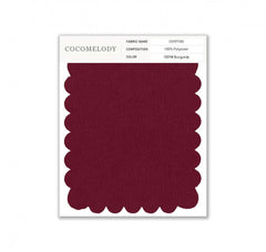 Chiffon Fabric Swatch in Single Color SWCH16001 - COCOMELODY