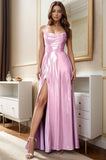 Sheath-Column Sweep-Brush Train Hot Stamping Cloth Prom Dress CS0476 - COCOMELODY