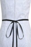 Ribbons Wedding Sash with Rhinestone Imitation Pearl 839584357990 - COCOMELODY