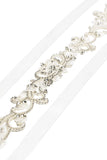 Ribbons Wedding Sash With Rhinestone and Sequins CC0074 - COCOMELODY