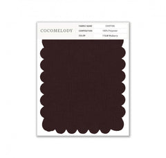 Chiffon Fabric Swatch in Single Color SWCH16001 - COCOMELODY