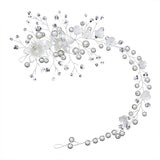 Wedding Headpieces Handmade Flowers Bridal Accessories Wedding Hair Accessories Crystal Pearl Headpieces 601071421433 - COCOMELODY