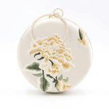 Party bag One shoulder embroidery small round bag Celebrity chain clutch bag 611066468057 - COCOMELODY