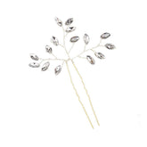Bridal headwear Handmade Crystal accessories Wedding Hairpin set of 2 613673904361 - COCOMELODY