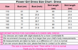 Sleeveless Round Neck Knee Length Tiered Ruffled Organza Lace Flower Girl Dresses 1030684537827