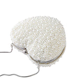 Heart-shaped pearl dinner bag 618082434917 - COCOMELODY