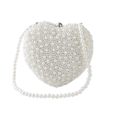 Heart-shaped pearl dinner bag 618082434917 - COCOMELODY