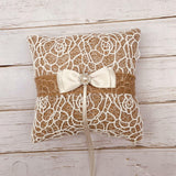 Pearl bow ring pillow 618992788031 - COCOMELODY