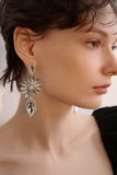 Luxurious Rhinestone Drop Earrings 732125155293 - COCOMELODY