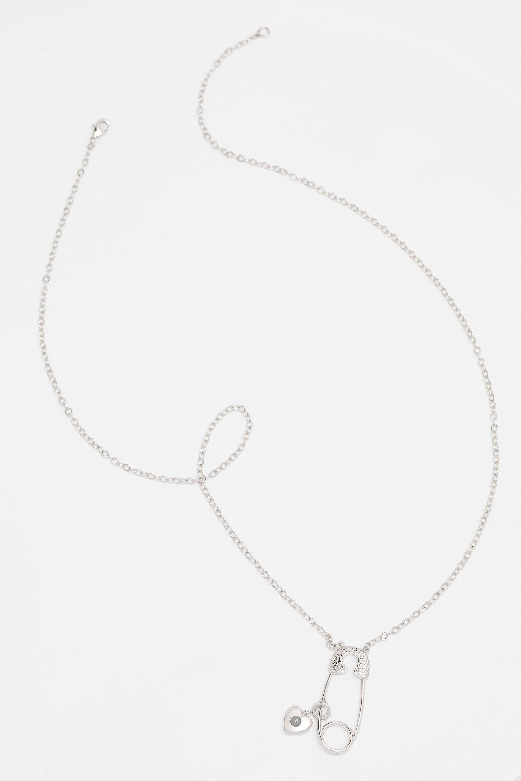 Rhodium plated Necklaces CX0011 - COCOMELODY