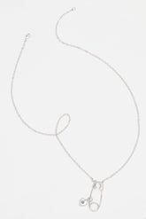 Rhodium plated Necklaces CX0011 - COCOMELODY