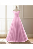 A-Line Floor Length Tulle Prom Dress CS0459 - COCOMELODY