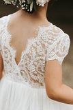 A-Line Scoop Tulle Maxi Flower Girl Dresses 726349641734 - COCOMELODY
