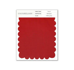 Tulle Fabric Swatch in Single Color SWTU16002 - COCOMELODY