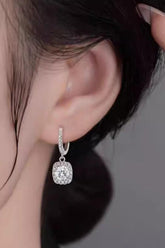 Sugar cube diamond earrings 805604207573 - COCOMELODY