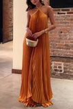 A-Line Floor Length Silk-Like Wedding Guest Dress 833160632824