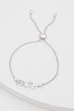 Rhodium plated Bracelets with Crystals CQ0049 - COCOMELODY