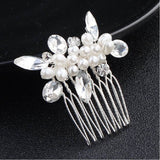 Pearl hair comb Hair Accessories 566704593828 - COCOMELODY
