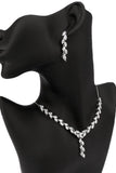 Gorgeous Zircon Earrings/Necklace Jewelry Sets (Set of 2) 702777627165 - COCOMELODY