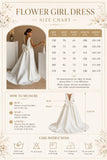 Elegant Satin V-Back Bow Sweep-Brush Train Flower Girl Dresses 985833041393