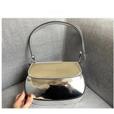 Silver underarm shoulder bag 779953461759 - COCOMELODY