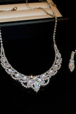 Luxury Teardrop Tassel Necklace Earrings Set for Women Jewelry Sets (Set of 2) 1056817075176