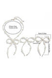 Classic Pearl/ Wedding Earrings/Necklace Jewelry Sets (Set of 2) 911142632859 - COCOMELODY