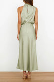 Sheath-Column Midi Forged Chiffon Dress 695677395149 - COCOMELODY