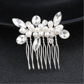 Pearl hair comb Hair Accessories 566704593828 - COCOMELODY