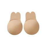 Bunny Ear Lift Bra Strapless Bra Seamless silicone invisible bra with bunny silicone invisible breast tape 691853832859 - COCOMELODY