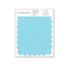 Chiffon Fabric Swatch in Single Color SWCH16001 - COCOMELODY