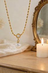 Elegant Luxury Single Pearl Pendant Necklace for Women 994399670416