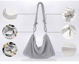 Metal diamond-encrusted dinner bag 776820368706 - COCOMELODY
