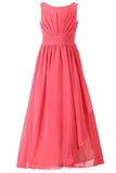 Elegant Chiffon Gown Floor-Length A-Line Dress B078N3KBLQ - COCOMELODY