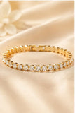 Classic Crystal Tennis Bracelet Plated Dainty Everyday Jewelry 904471935280