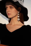 Luxurious Rhinestone Drop Earrings 611246765319 - COCOMELODY