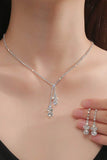 Gorgeous Zircon Earrings/Necklace Jewelry Sets (Set of 2) 680230262045 - COCOMELODY