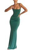Trumpet-Mermaid Maxi Polyester Formal Evening Dresses 726121161521 - COCOMELODY