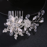 Bride Hair Comb Wedding Hair Accessories for Brides 528986959215 - COCOMELODY