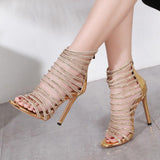 Hot diamond crystal sandals 563645792914 - COCOMELODY