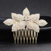 Bridal hair comb Pop rhinestone headpiece hair comb Wedding accessory 529286643073 - COCOMELODY