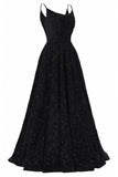 A-Line Floor Length Sequined Prom Dress CS0411 - COCOMELODY