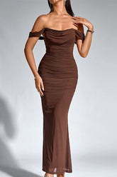 Mermaid Off Shoulder Stretch Formal Evening Dresses 906991310377