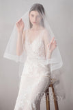 Elegant Two-tier Tulle Hip Veils AV18025 - COCOMELODY