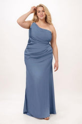 Sheath-Column Maxi Chiffon Bridesmaid Dress CB0739 - COCOMELODY