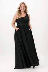 A-Line Maxi Chiffon Bridesmaid Dress CB0772 - COCOMELODY