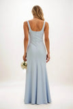 Sheath-Column Maxi Luxe Satin Dress CB0816CS - COCOMELODY
